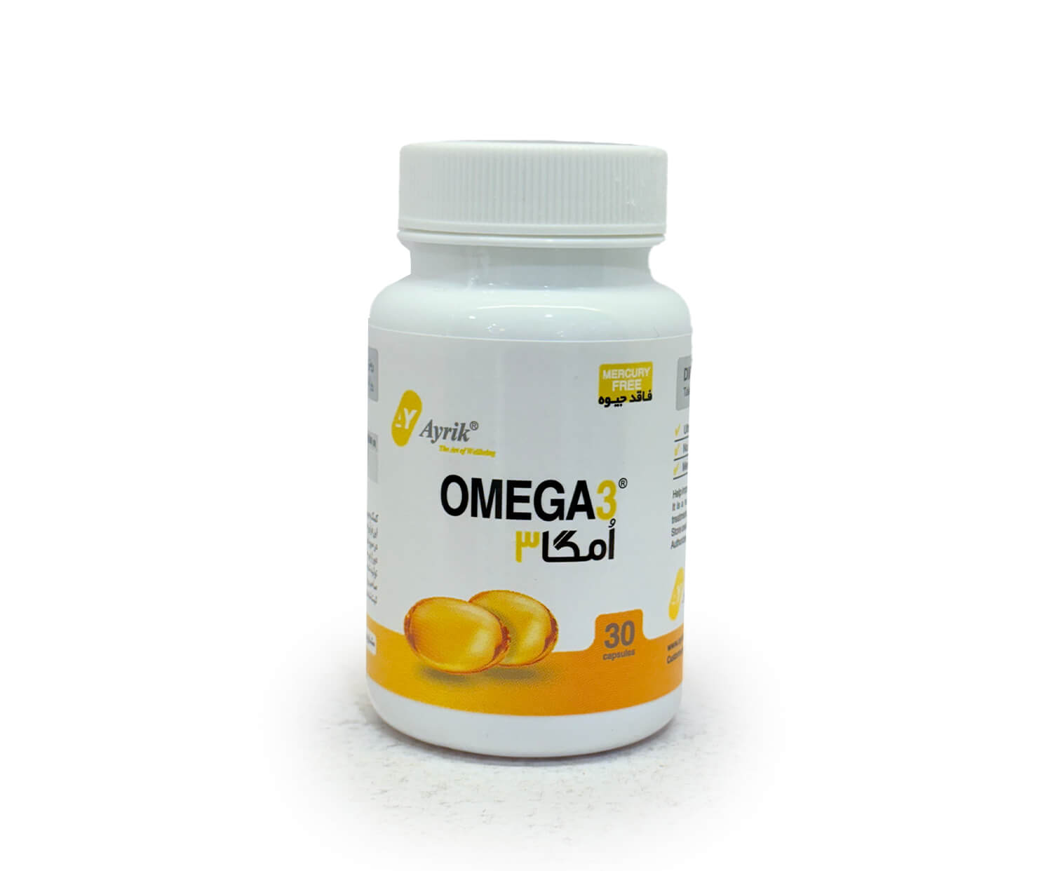 امگا 3 آیریک |Ayrik Omega3 بسته 30 عددی