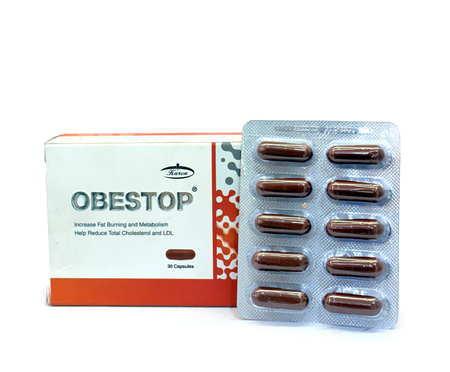 قرص لاغری ابستاپ کارن (OBESTOP)
