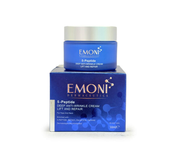 کرم ضد چروک 5peptide امونی (Emoni) 50 میلی