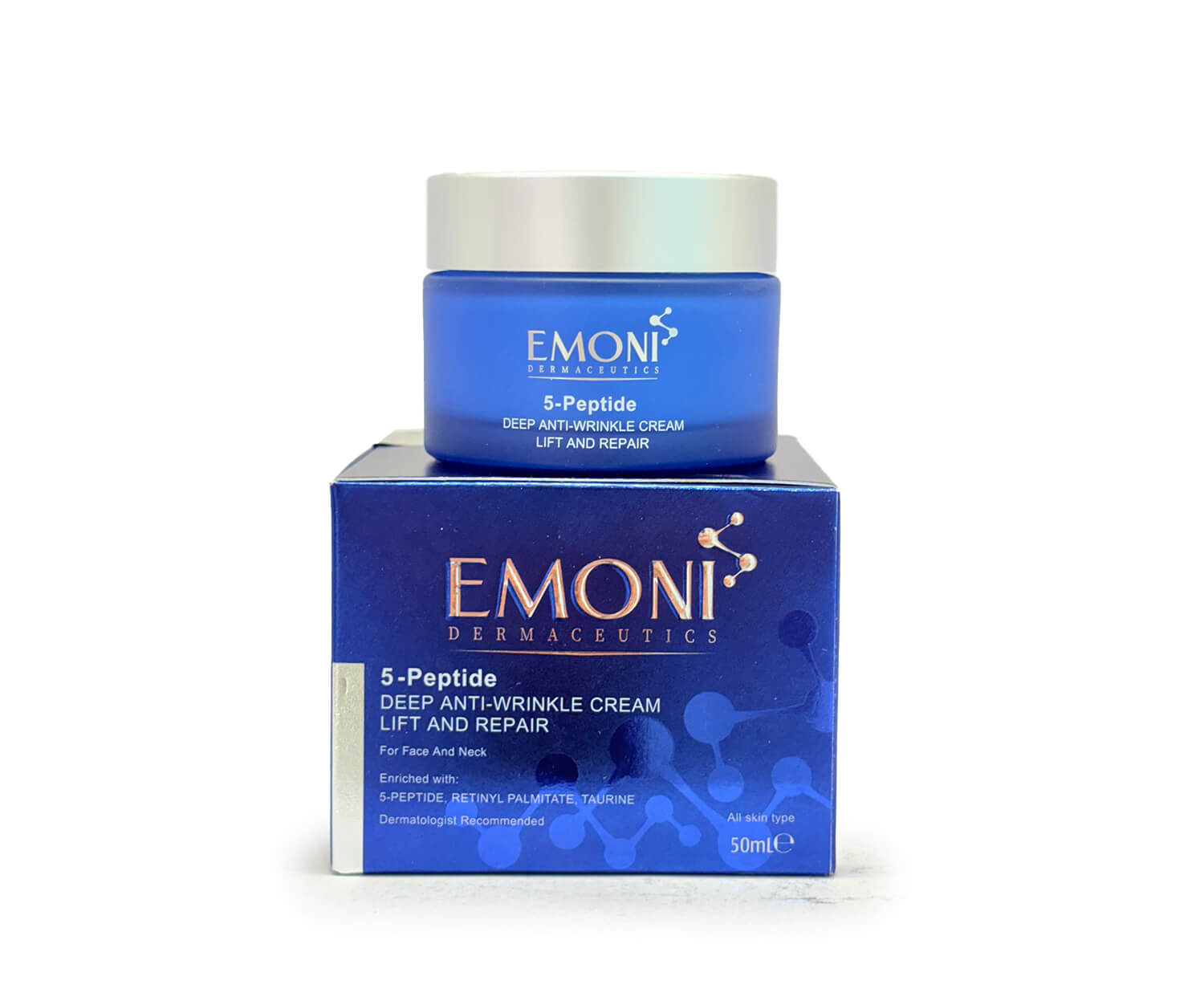 کرم ضد چروک 5peptide امونی (Emoni) 50 میلی
