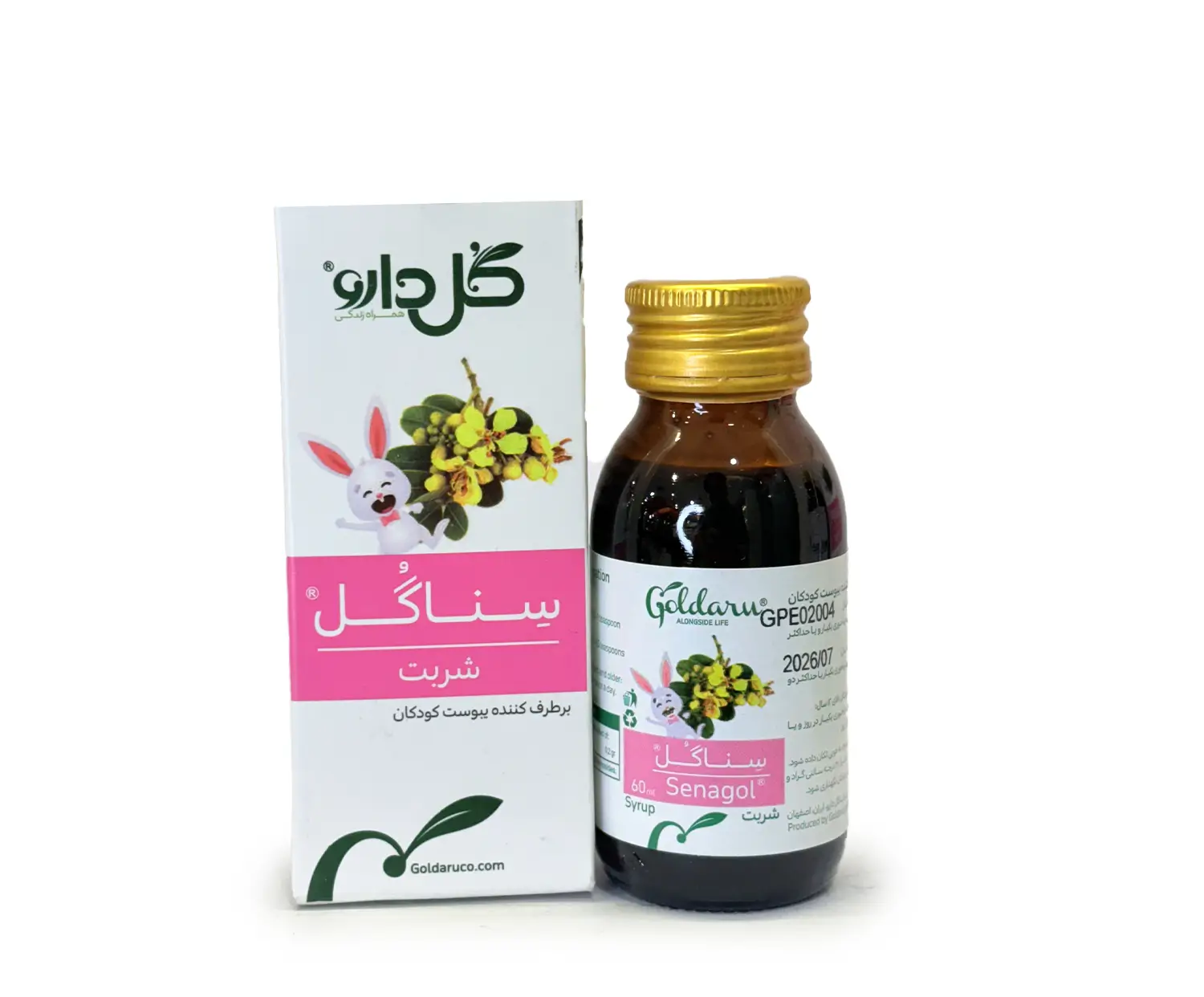 شربت سناگل گل دارو