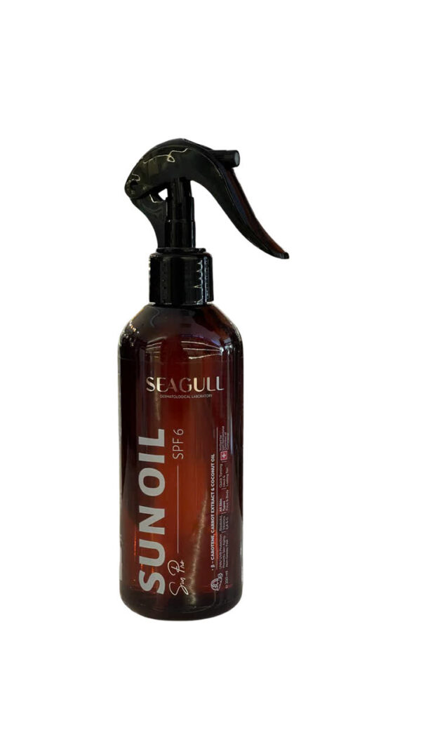 روغن برنزه کننده و ویتامینه SPF6